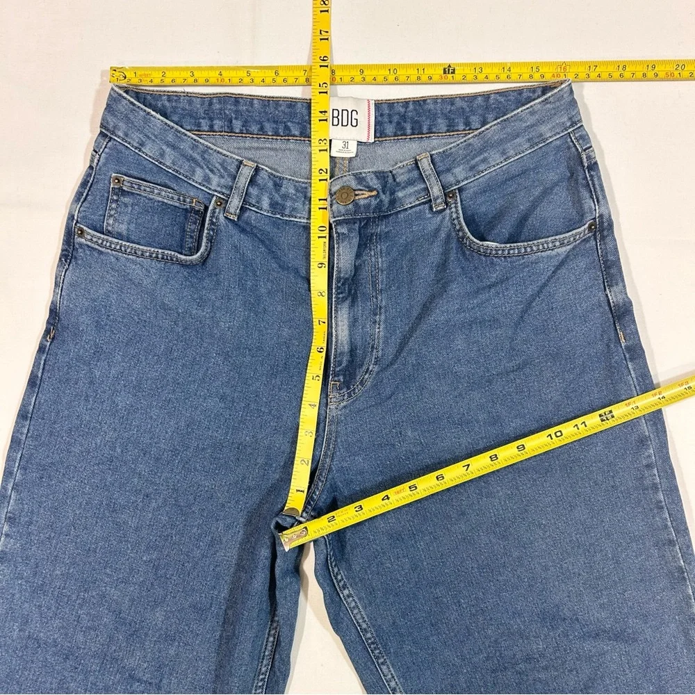 BDG Urban Outfitters Mens 31-32x29.5 Wide Leg Baggy Jeans Grunge Skater Y2K EUC - Picture 4 of 7